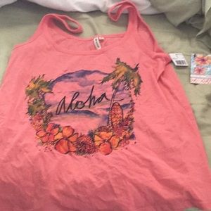 pink ripcurl aloha shirt